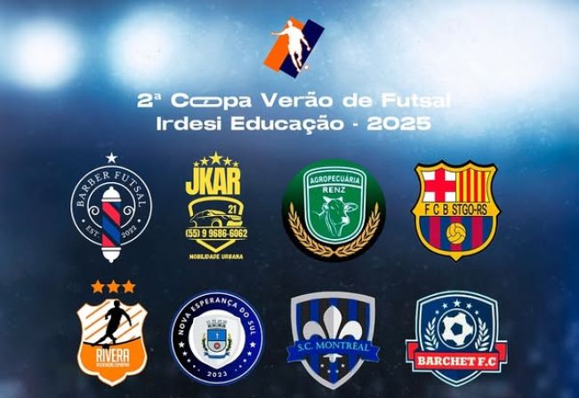 PARCERIA QUE FAZ ACONTECER A 2ª COPA VERÃO DE FUTSAL IRDESI DE EDUCAÇÃO