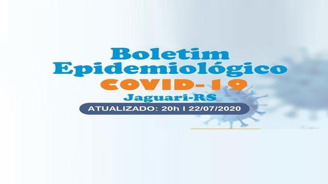 Comitê Estratégico de Saúde de Jaguari para enfrentamento do coronavírus divulga novo boletim nº 63