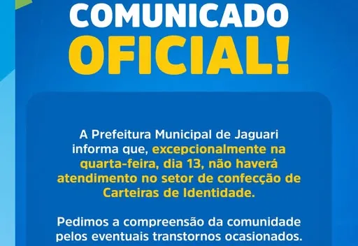 COMUNICADO OFICIAL