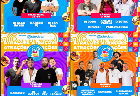 CARNAVAL DE JAGUARI 2025 – ATRAÇÕES DA FOLIA JAGUARIENSE