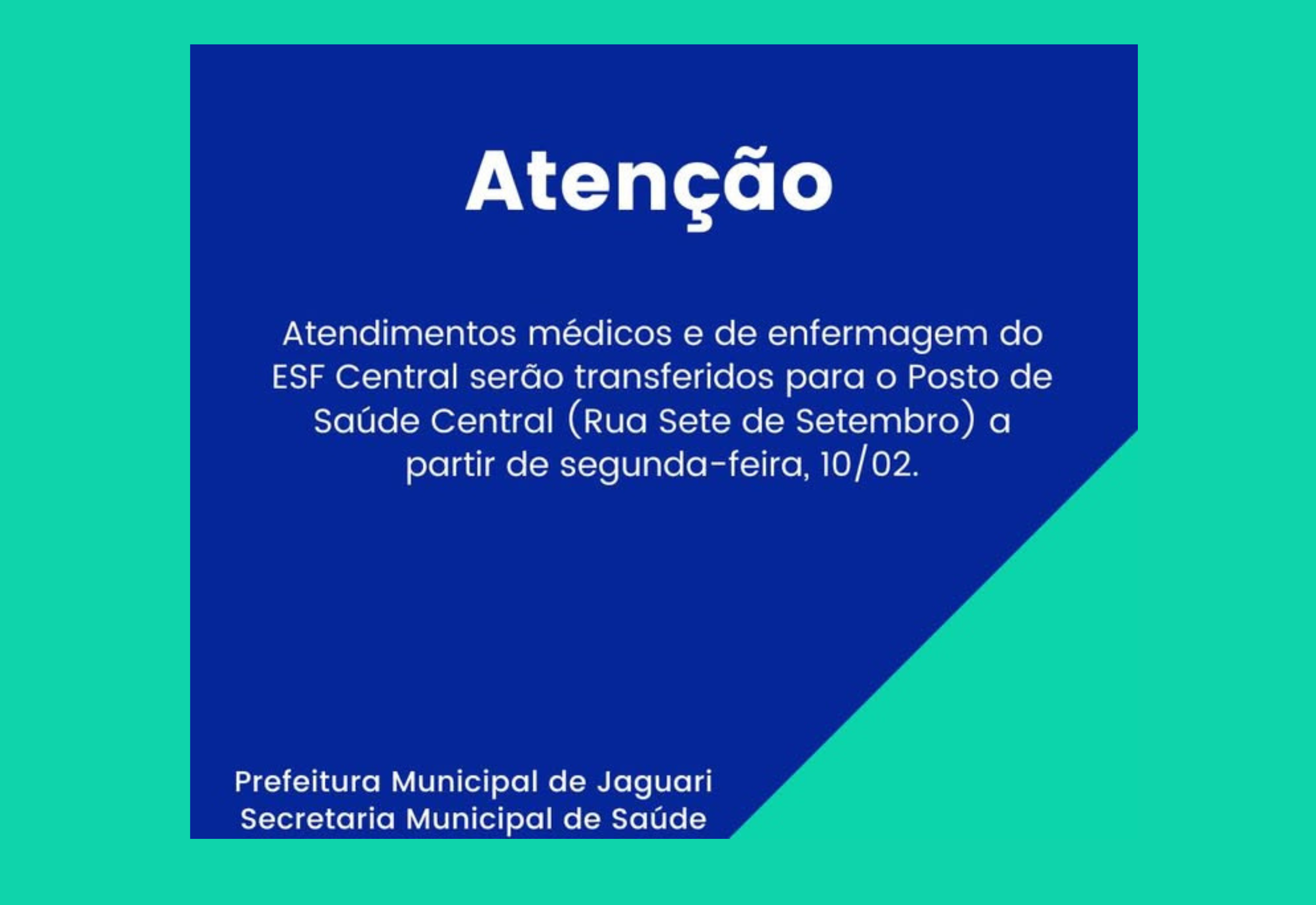 ATENÇÃO, JAGUARI!