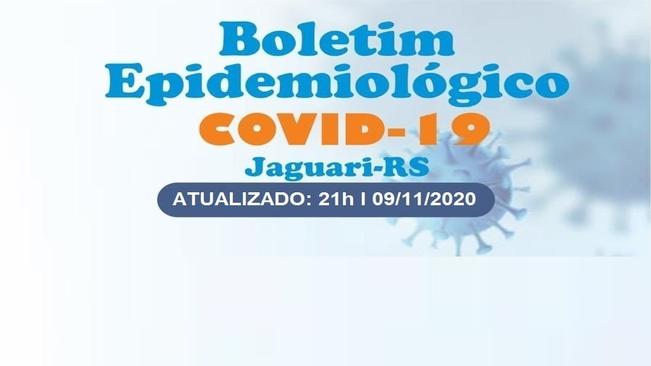 Comitê Estratégico de Saúde de Jaguari para enfrentamento do coronavírus divulga novo boletim nº 160