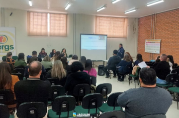  SECRETARIA MUNICIPAL DE SAÚDE DE JAGUARI PARTICIPA DE REUNIÃO DA CIR MACRORREGIONAL CENTRO-OESTE EM ALEGRETE