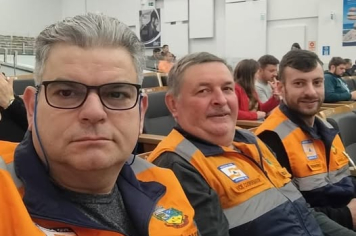 DEFESA CIVIL DE JAGUARI PARTICIPA DE SEMINÁRIO SOBRE RESILIÊNCIA CLIMÁTICA