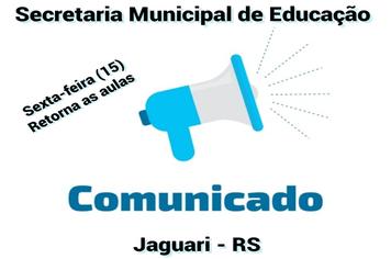 AULAS NORMAIS NESTA SEXTA-FEIRA