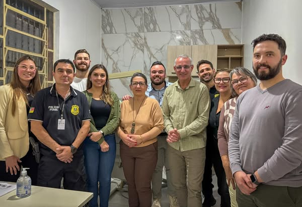 PREFEITO, VICE-PREFEITA E SECRETARIA DE SAÚDE PARTICIPAM DE INAUGURAÇÃO NO PRESÍDIO DE JAGUARI