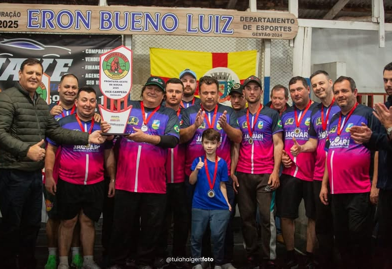 JAGUARI É VICE-CAMPEÃO DO 49º FRONTEIRA OESTE DE BOCHAS