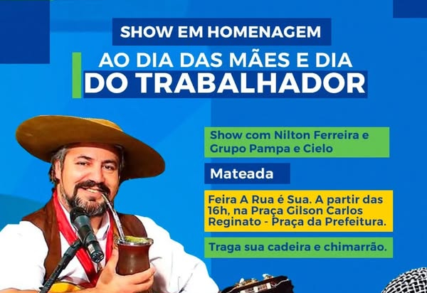 HOJE É DIA DE MATEADA NA PRAÇA