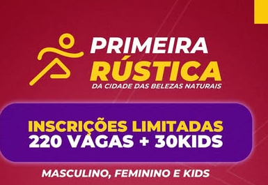VEM AÍ A 1ª RÚSTICA DA CIDADE DAS BELEZAS NATURAIS!