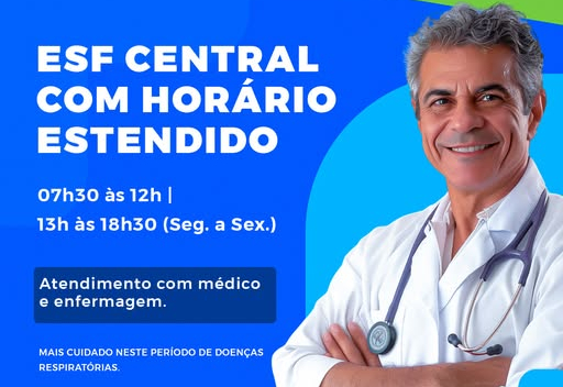 HORÁRIO ESTENDIDO NA SAÚDE