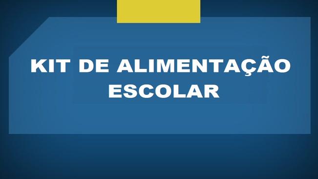 Município realiza nova chamada de cadastro para recebimento do kit de alimentação escolar, com período de inscrição de 23 a 27/11.